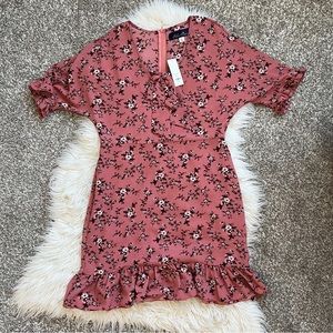 Francesca’s | Pink Floral Dress